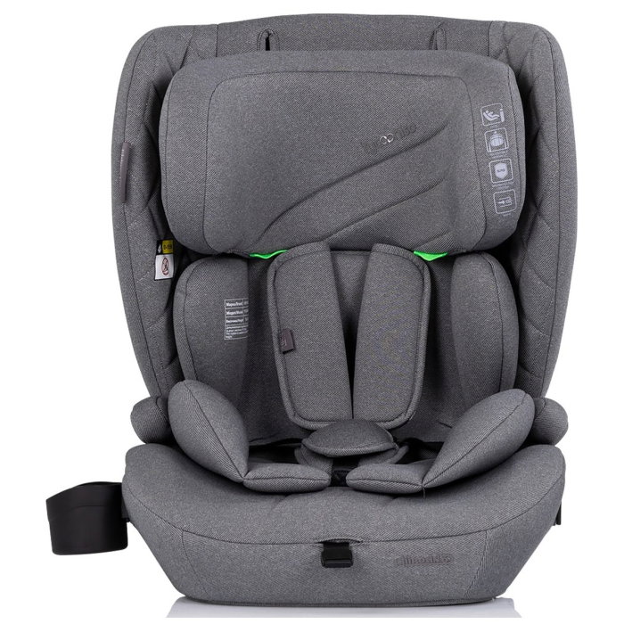 Scaun auto Chipolino Tycoon Iso I-Size 76-150 cm cu sistem Isofix, Cloud - Gri 15 luni [2]