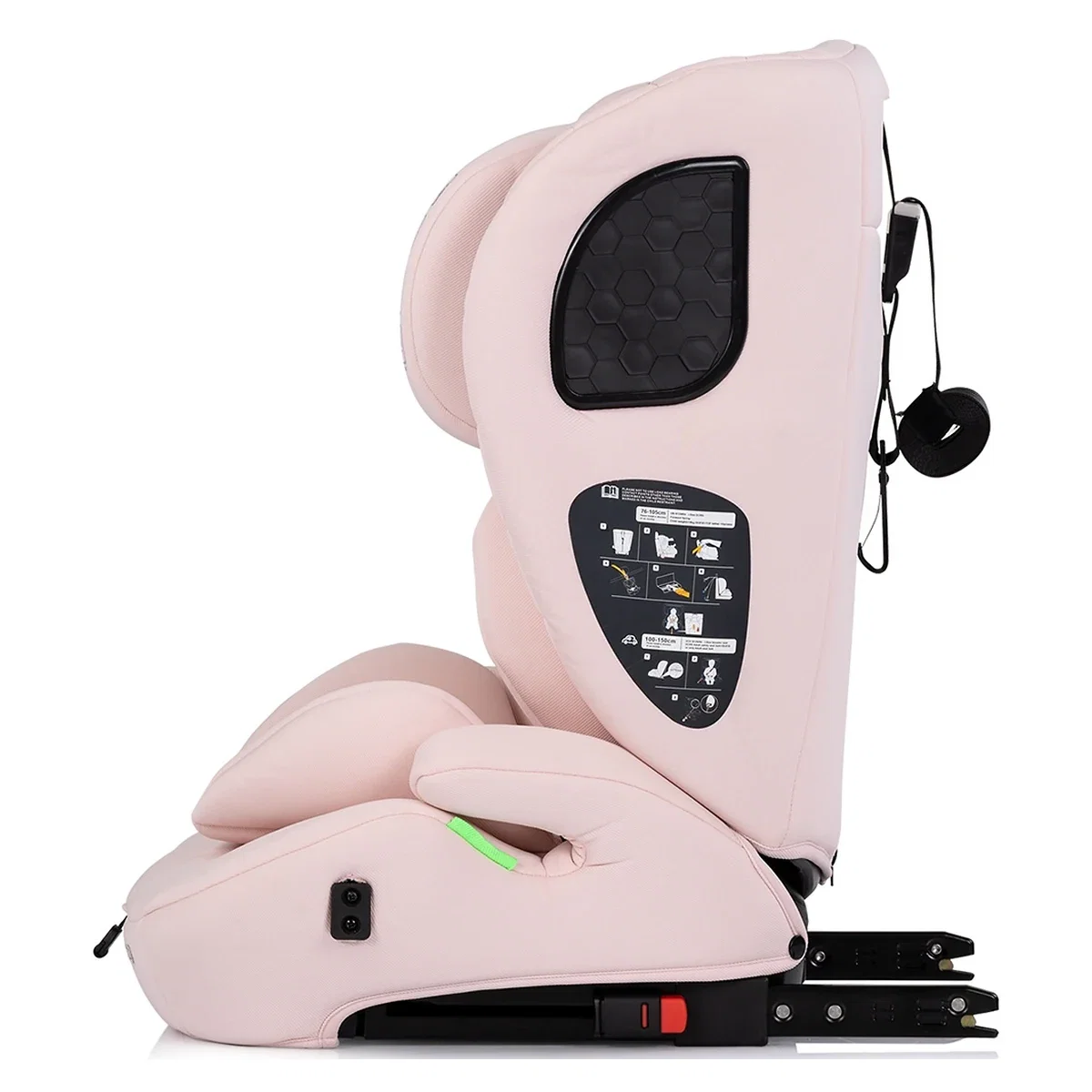 Scaun auto Chipolino Tycoon Iso I-Size 76-150 cm cu sistem Isofix, Pink marshmallow - Roz 15 luni [4]