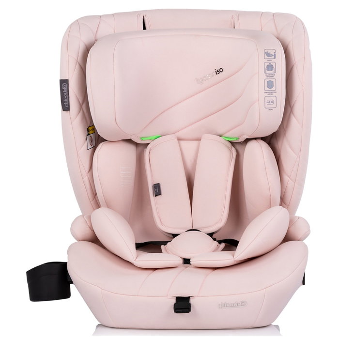 Scaun auto Chipolino Tycoon Iso I-Size 76-150 cm cu sistem Isofix, Pink marshmallow - Roz 15 luni [2]