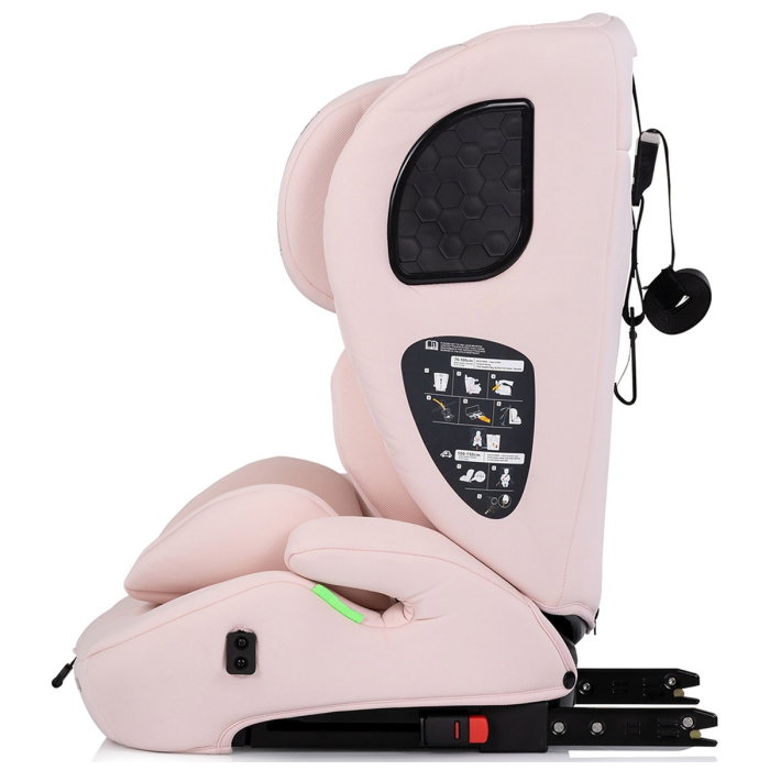 Scaun auto Chipolino Tycoon Iso I-Size 76-150 cm cu sistem Isofix, Pink marshmallow - Roz 15 luni [4]
