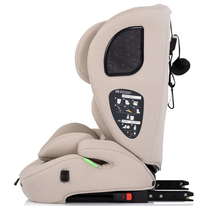 Scaun auto Chipolino Tycoon Iso I-Size 76-150 cm cu sistem Isofix, Tiramisu 15 luni [4]
