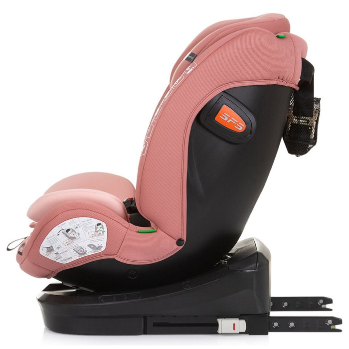Scaun auto Chipolino Volare I-Size 40-150 cm, sistem Isofix, Flamingo (roz) 12 ani [4]