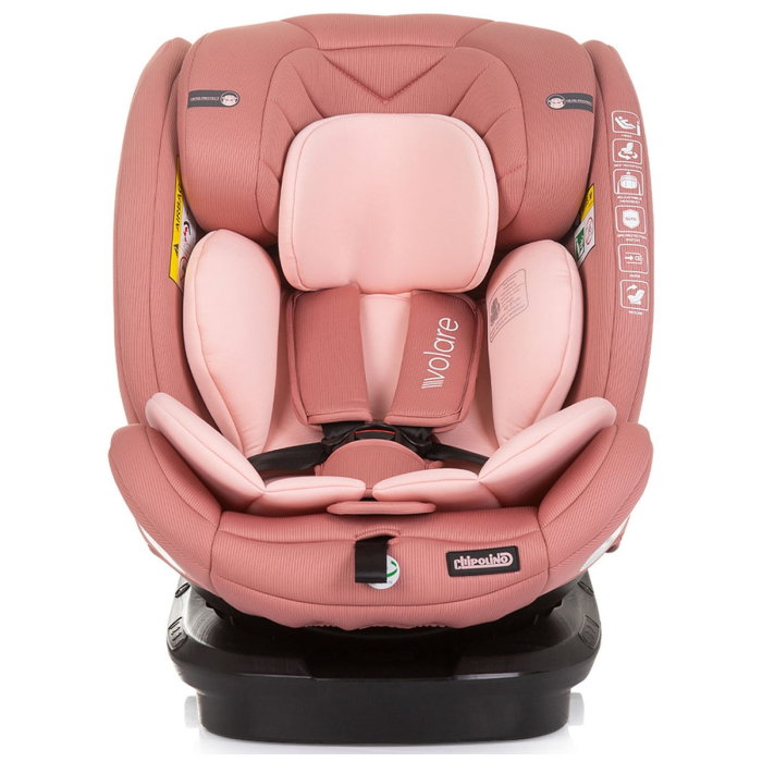 Scaun auto Chipolino Volare I-Size 40-150 cm, sistem Isofix, Flamingo (roz) 12 ani [2]