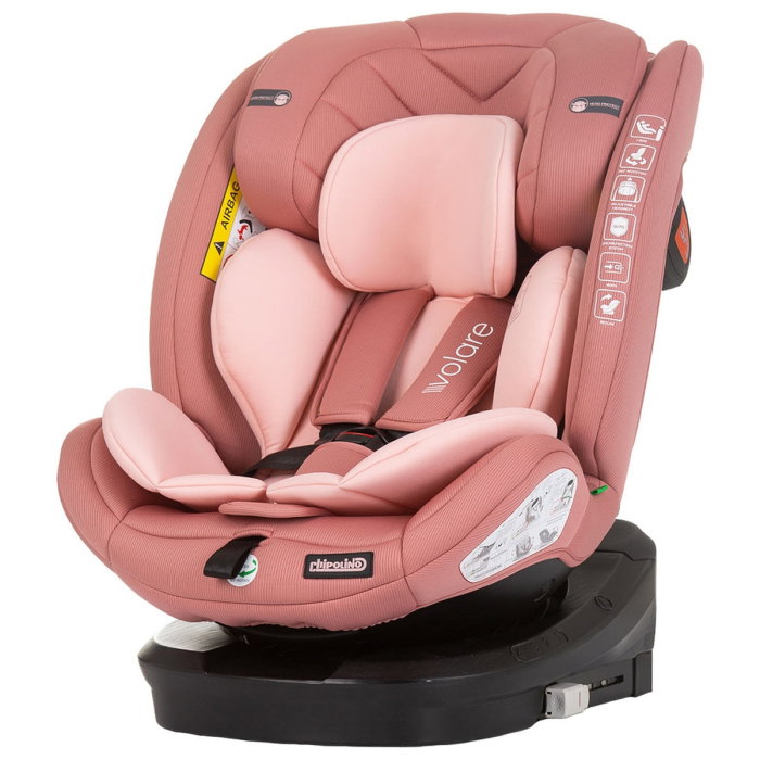 Scaun auto Chipolino Volare I-Size 40-150 cm, sistem Isofix, Flamingo (roz) 12 ani [1]