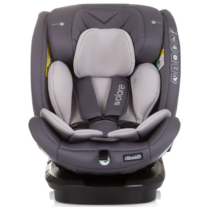 Scaun auto Chipolino Volare I-Size 40-150 cm, sistem Isofix, Granite 12 ani [2]