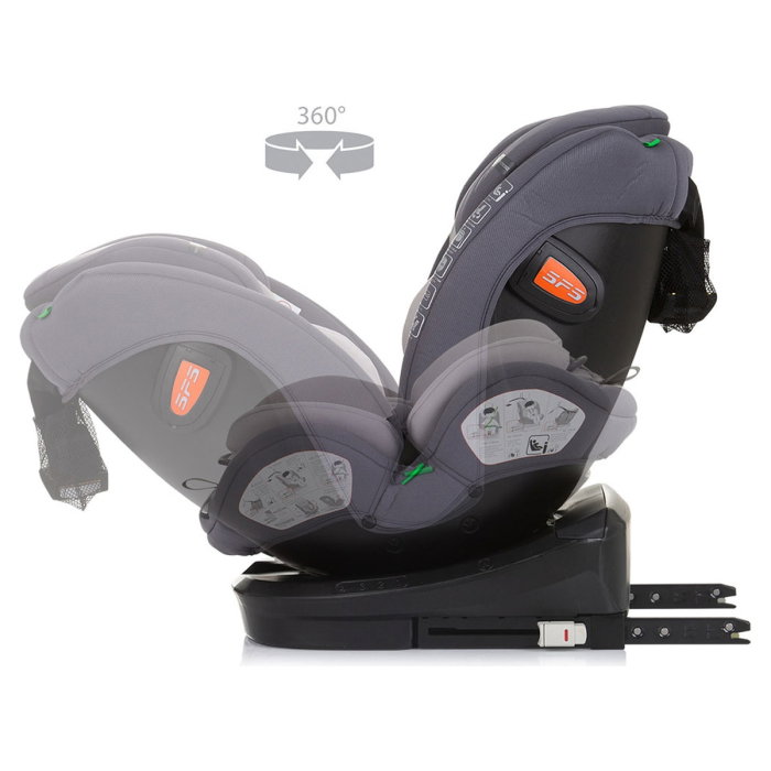 Scaun auto Chipolino Volare I-Size 40-150 cm, sistem Isofix, Granite 12 ani [7]