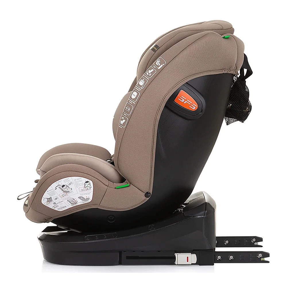 Scaun auto Chipolino Volare I-Size 40-150 cm, sistem Isofix, Macadamia 12 ani [4]