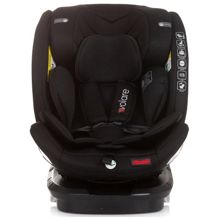 Scaun auto Chipolino Volare I-Size 40-150 cm, sistem Isofix, Obsidian 12 ani [2]