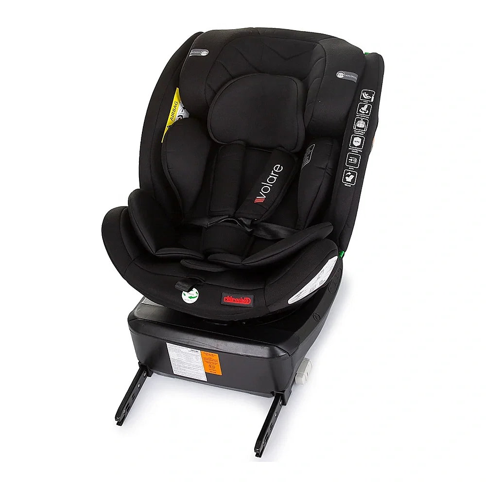 Scaun auto Chipolino Volare I-Size 40-150 cm, sistem Isofix, Obsidian 12 ani [10]