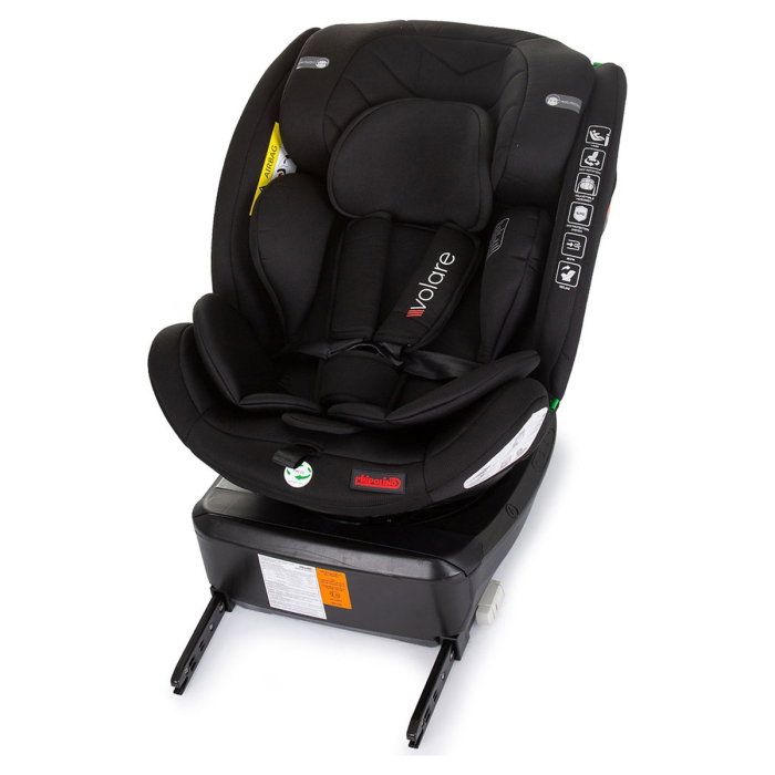 Scaun auto Chipolino Volare I-Size 40-150 cm, sistem Isofix, Obsidian 12 ani [10]
