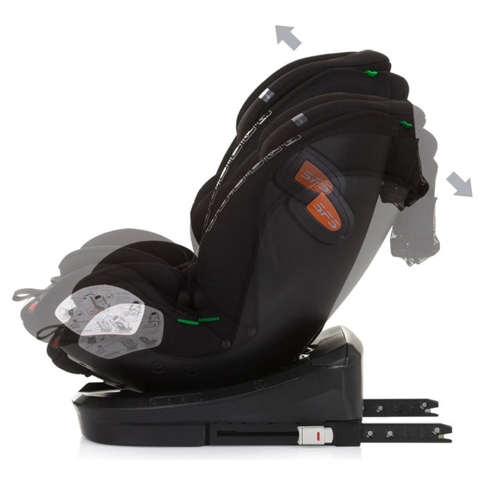 Scaun auto Chipolino Volare I-Size 40-150 cm, sistem Isofix, Obsidian 12 ani [5]
