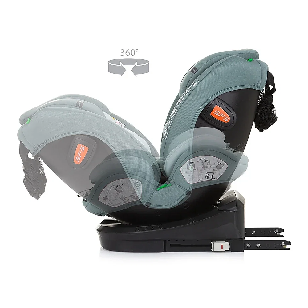 Scaun auto Chipolino Volare I-Size 40-150 cm, sistem Isofix, Pastel green 12 ani [7]