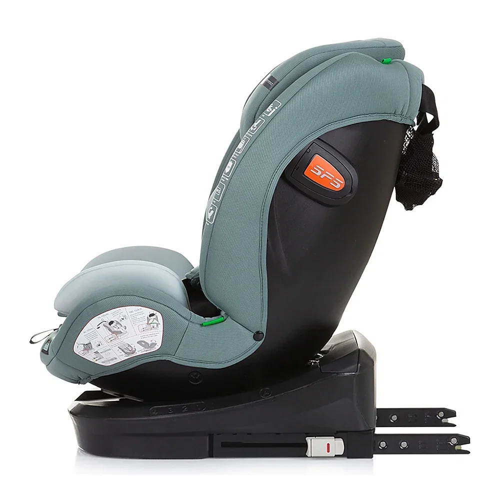 Scaun auto Chipolino Volare I-Size 40-150 cm, sistem Isofix, Pastel green 12 ani [4]