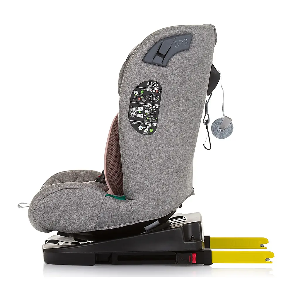 Scaun auto Chipolino X Factor I-Size 40-150 cm flamingo cu sistem Isofix 12 ani [4]