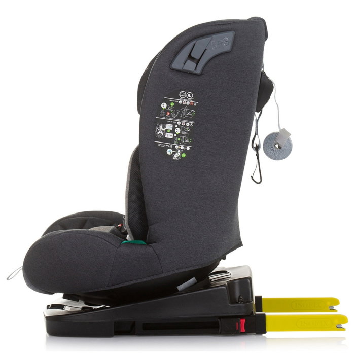 Scaun auto Chipolino X Factor I-Size 40-150 cm granite cu sistem Isofix 12 ani [4]