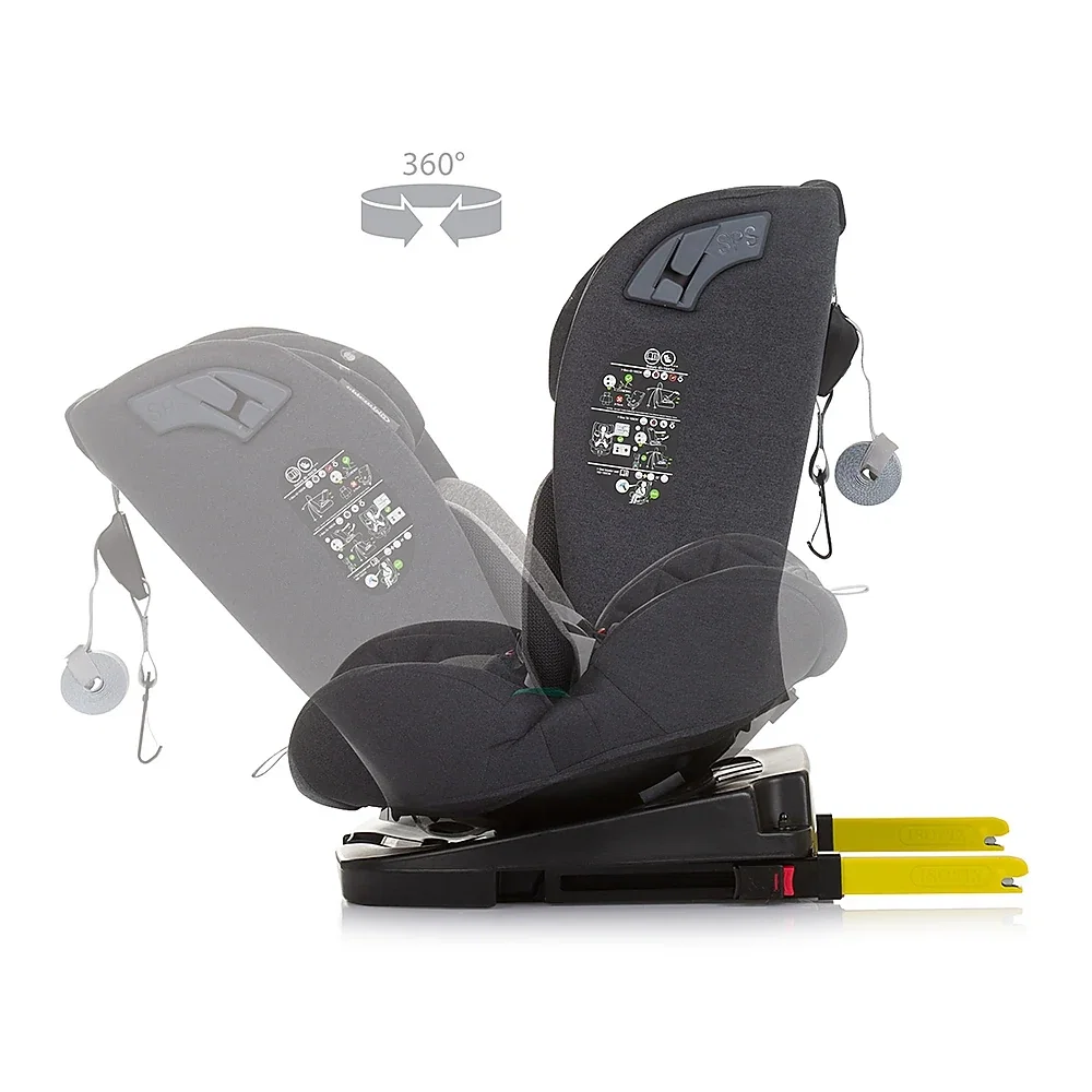 Scaun auto Chipolino X Factor I-Size 40-150 cm granite cu sistem Isofix 12 ani [6]