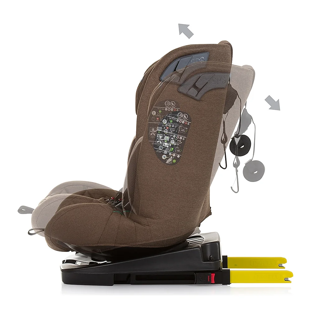 Scaun auto Chipolino X Factor I-Size 40-150 cm macadamia cu sistem Isofix 12 ani [5]