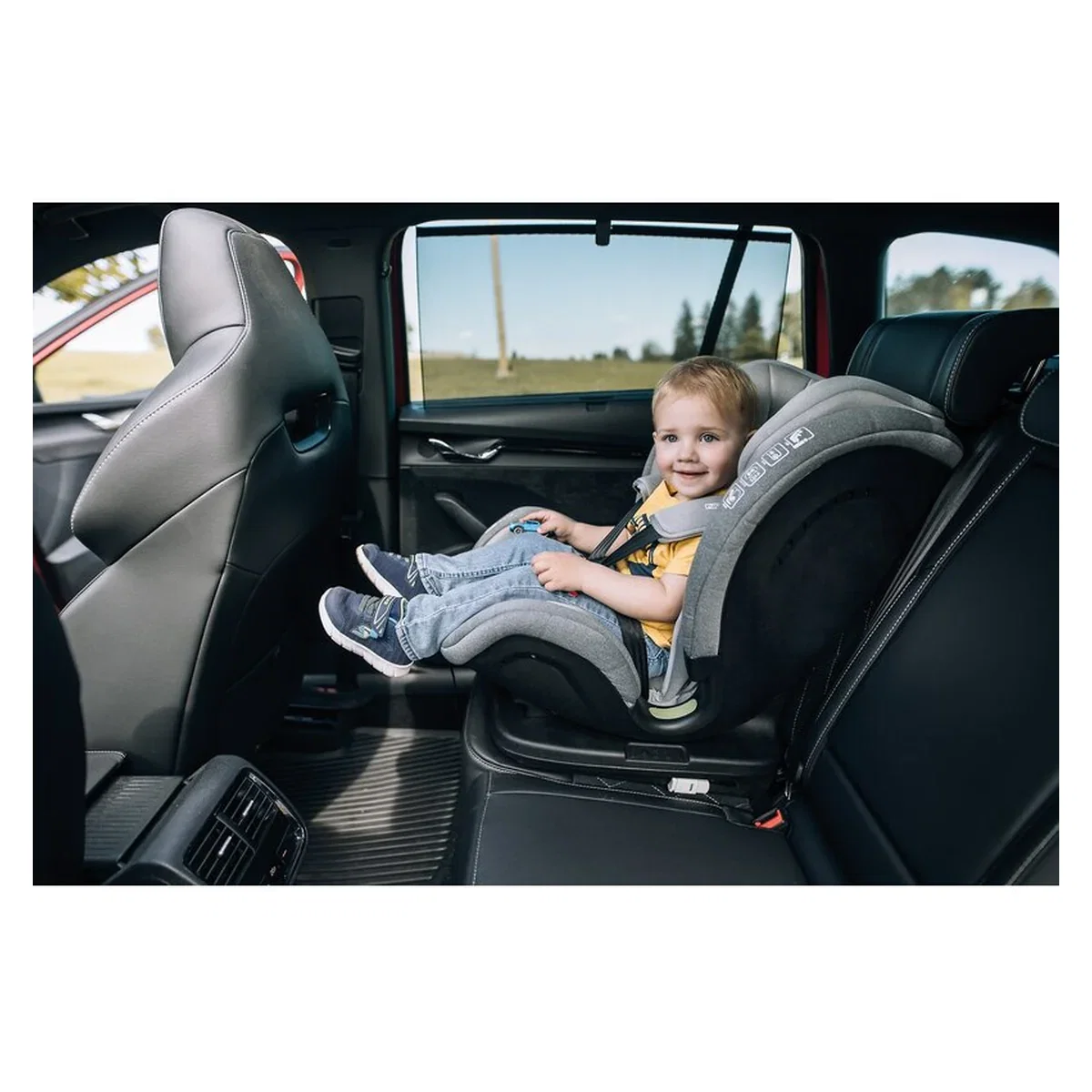 Scaun auto, FreeON, Trex, , I-Size, 76 - 150 cm, Tehnologie Isofix + Top Tether, Spatar si tetiera reglabile, Conform [5]