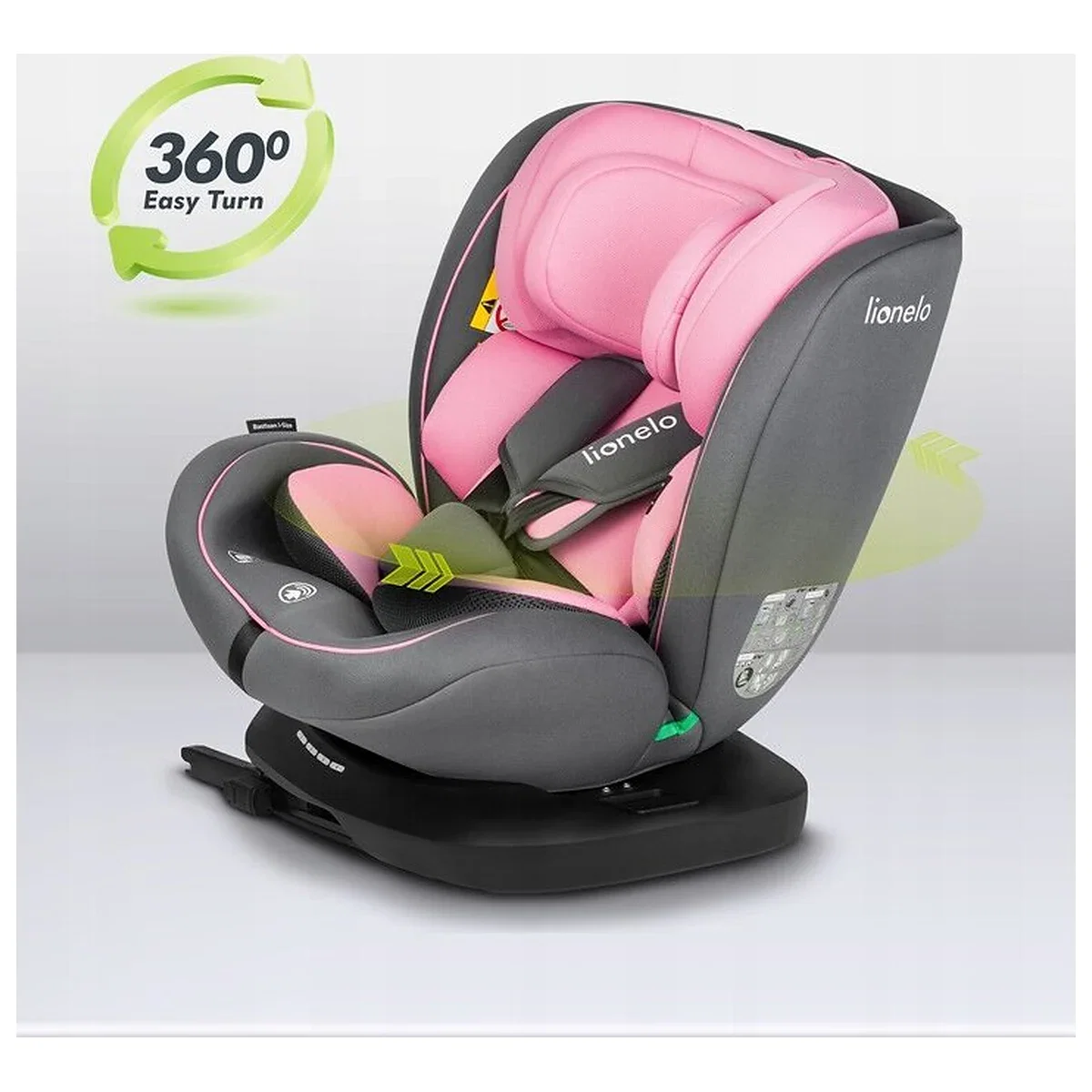 Scaun auto, Lionelo, Bastiaan i-Size, 4 in 1, Protectie laterala, Cu spatar inclinabil in 4 pozitii, Cu tetiera [4]