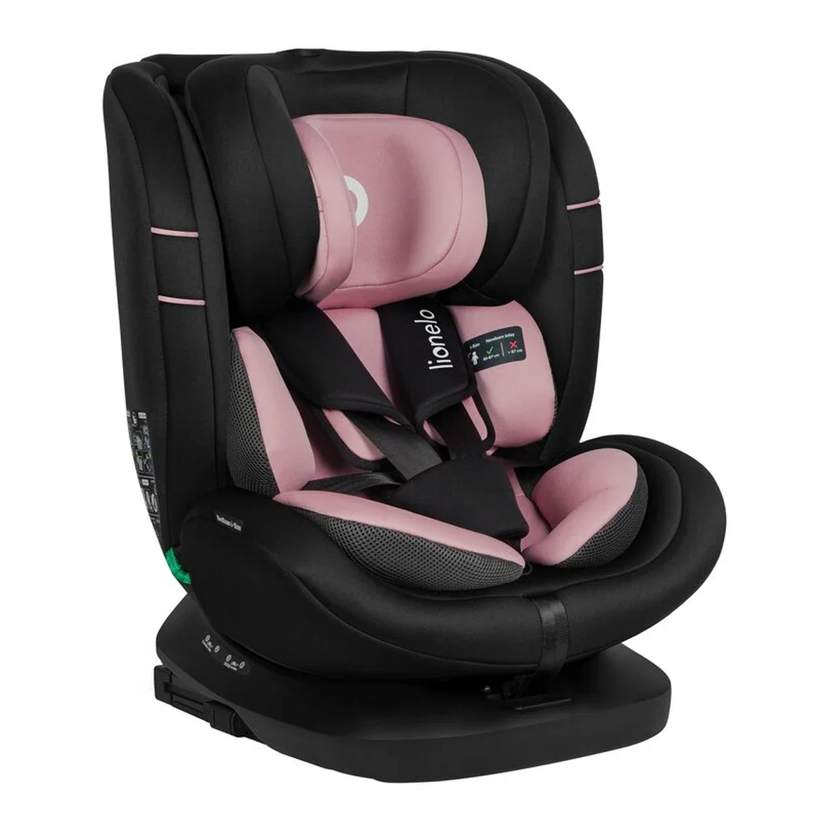 Scaun auto, Lionelo, Bastiaan i-Size, 4 in 1, Protectie laterala, Cu spatar inclinabil in 4 pozitii, Cu tetiera [6]