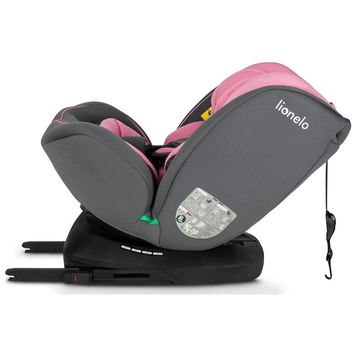 Scaun auto, Lionelo, Bastiaan i-Size, 4 in 1, Protectie laterala, Cu spatar inclinabil in 4 pozitii, Cu tetiera [10]