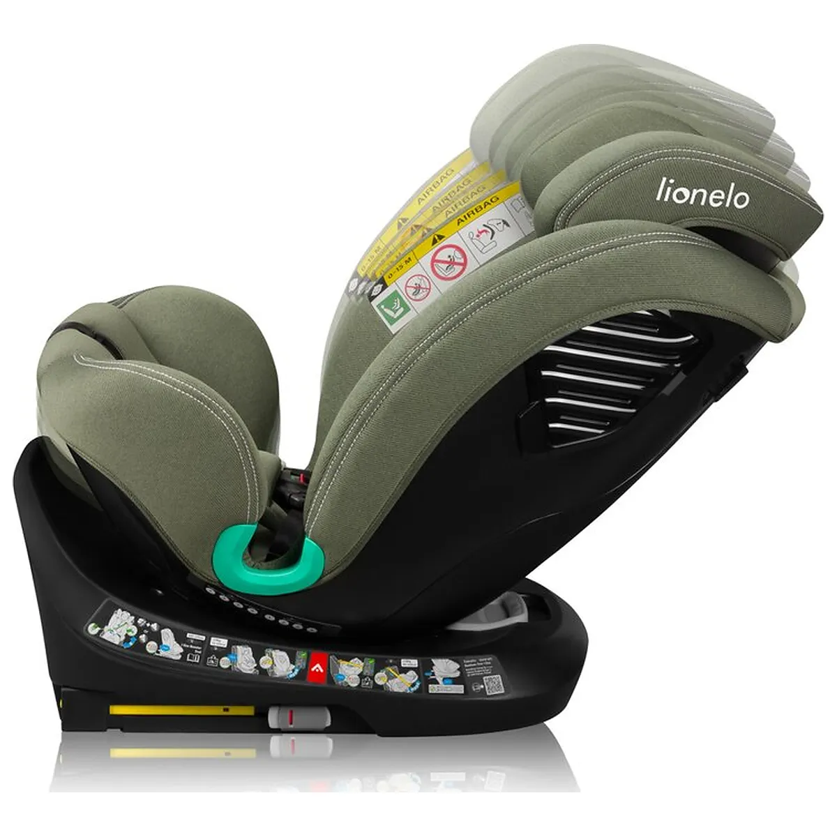 Scaun auto, Lionelo, Bastiaan One i-Size, 4 in 1, Protectie laterala, Cu spatar inclinabil in 4 pozitii, Cu tetiera [5]
