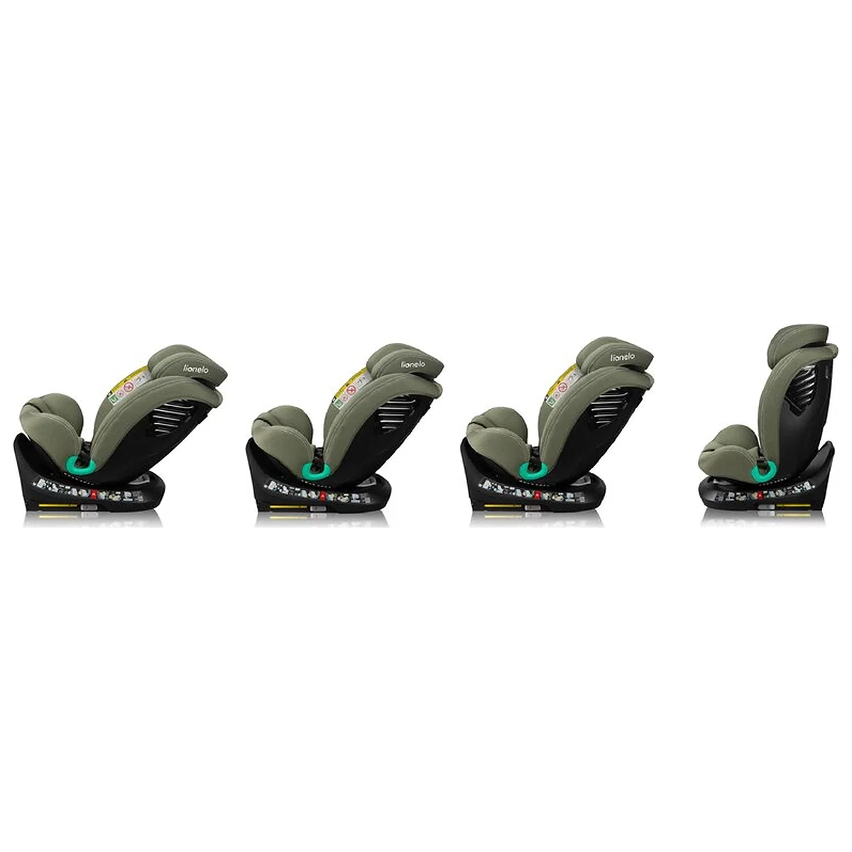 Scaun auto, Lionelo, Bastiaan One i-Size, 4 in 1, Protectie laterala, Cu spatar inclinabil in 4 pozitii, Cu tetiera [18]