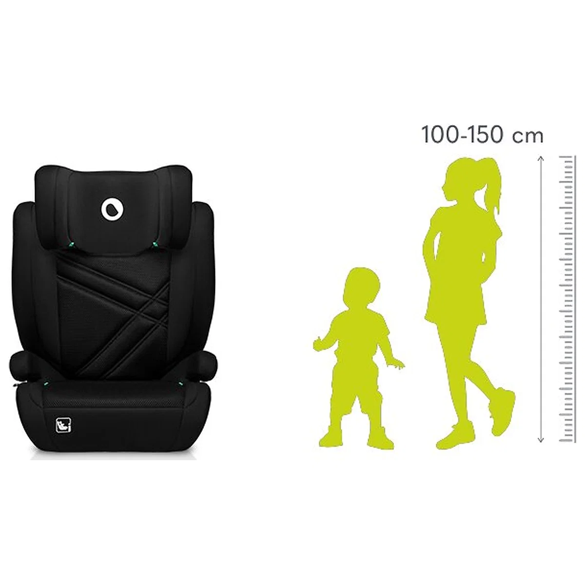 Scaun auto, Lionelo, Hugo i-Size, Universal, Orientare in directia sensului de mers, Reglabil, Conform standardului de [7]