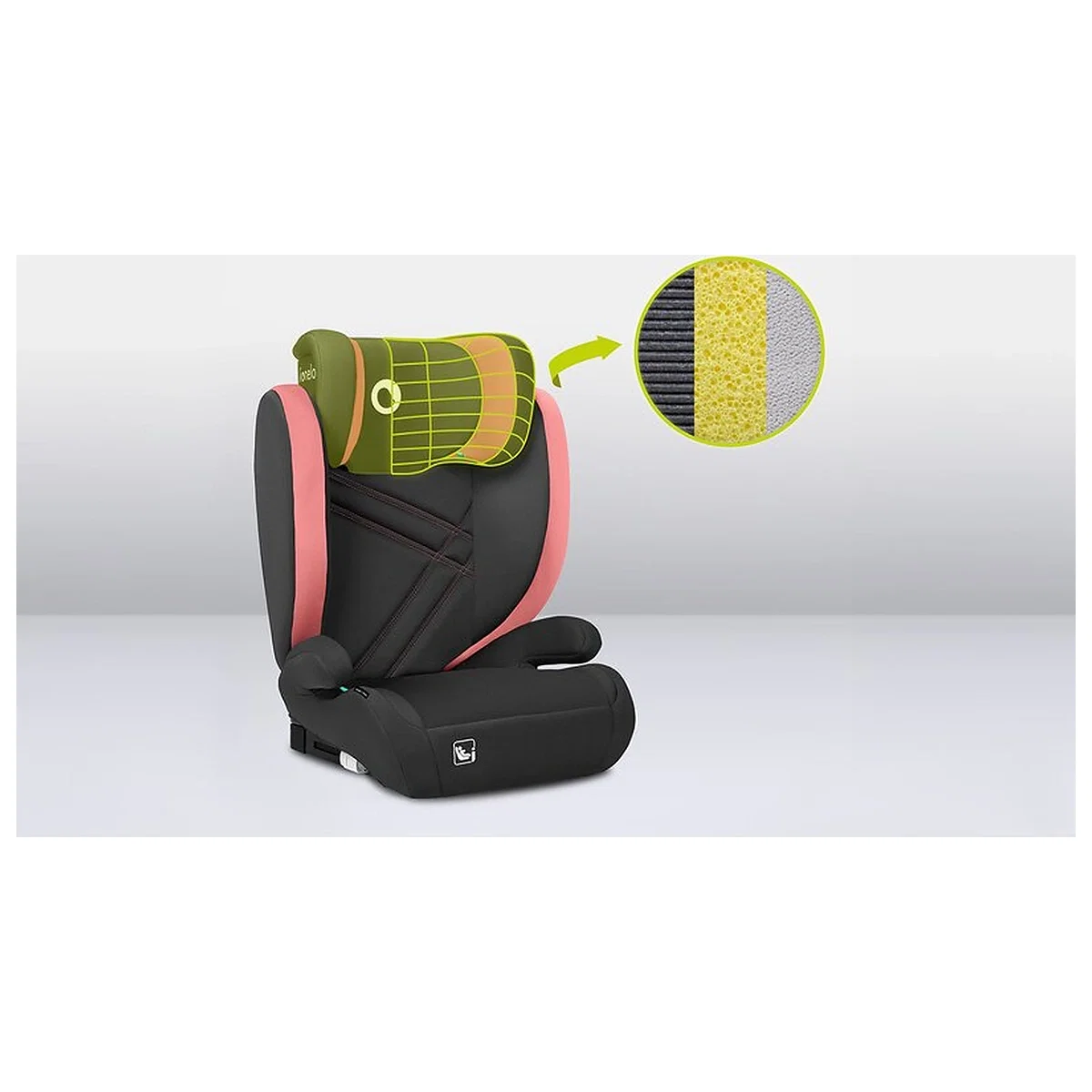 Scaun auto, Lionelo, Hugo i-Size, Universal, Orientare in directia sensului de mers, Reglabil, Conform standardului de [15]