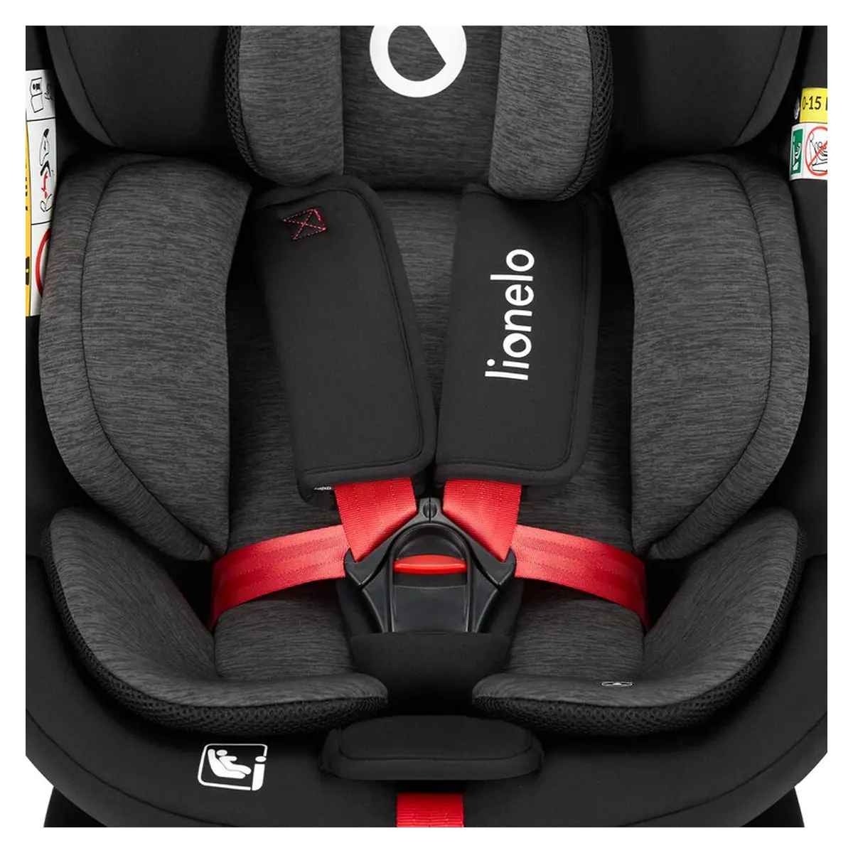 Scaun auto, Lionelo, i-Size Navy, 0-36 Kg, 40-150 cm, Cu isofix si picior de fixare, Protectie laterala, Rotire 360 [32]