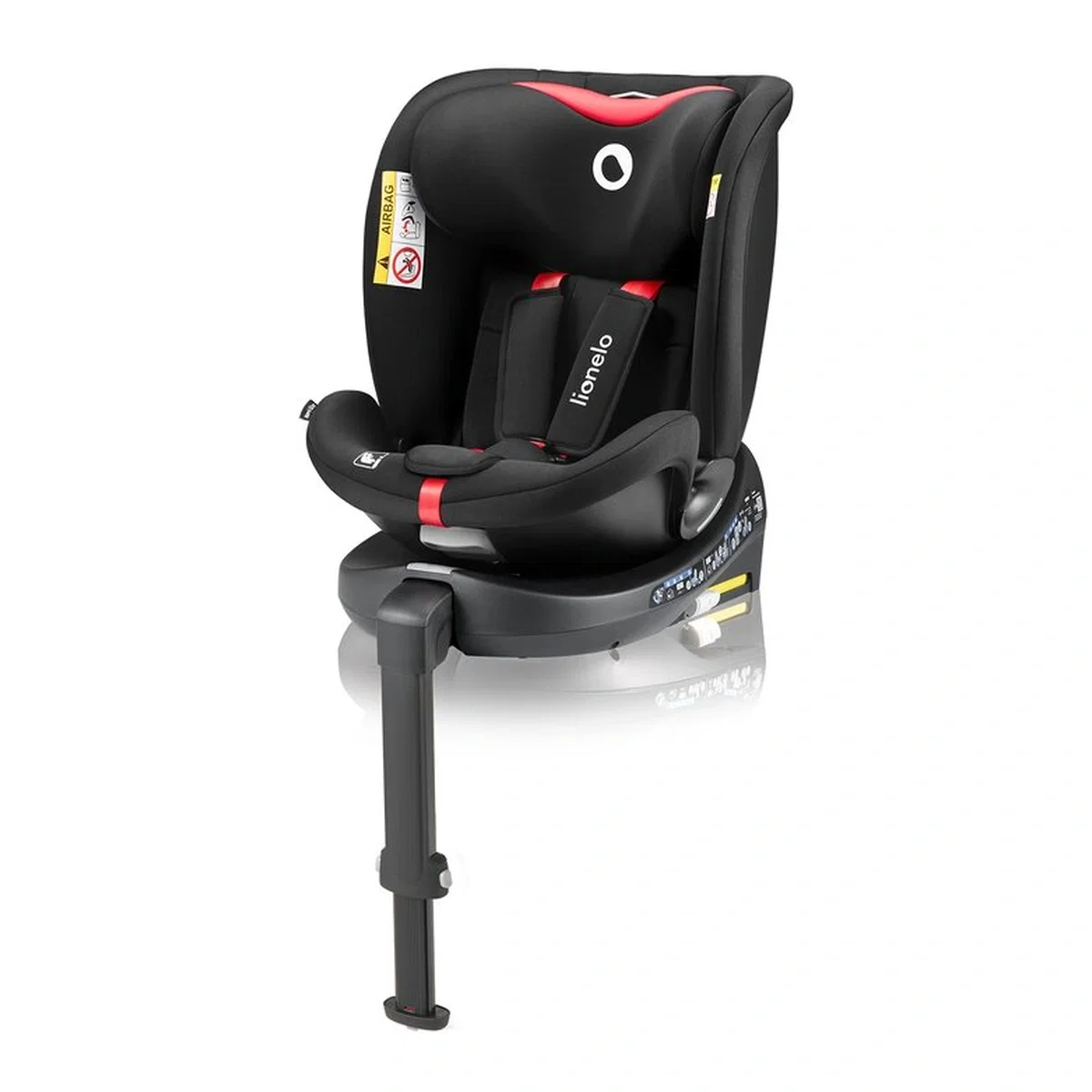 Scaun auto, Lionelo, i-Size Navy, 0-36 Kg, 40-150 cm, Cu isofix si picior de fixare, Protectie laterala, Rotire 360 [4]