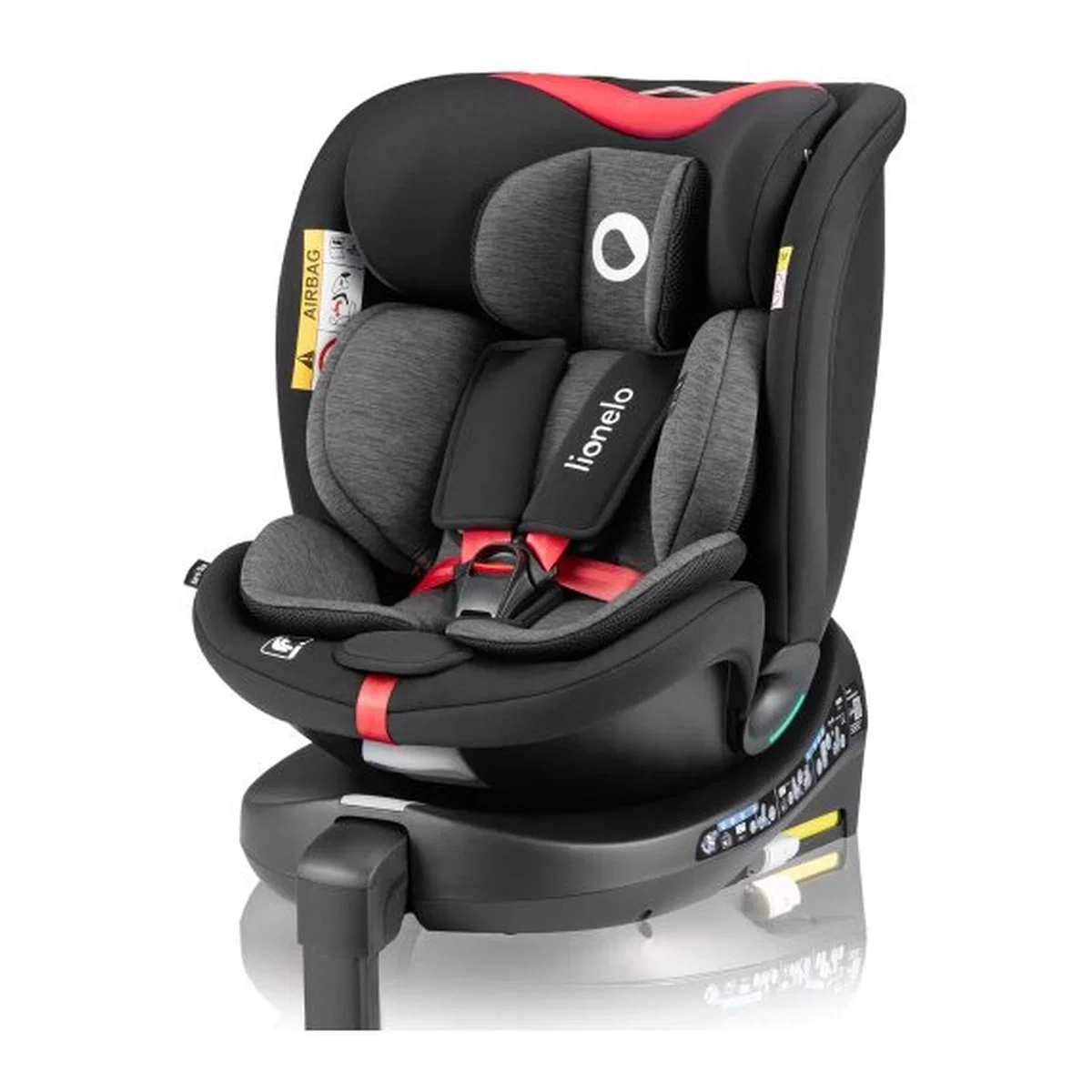 Scaun auto, Lionelo, i-Size Navy, 0-36 Kg, 40-150 cm, Cu isofix si picior de fixare, Protectie laterala, Rotire 360 [1]