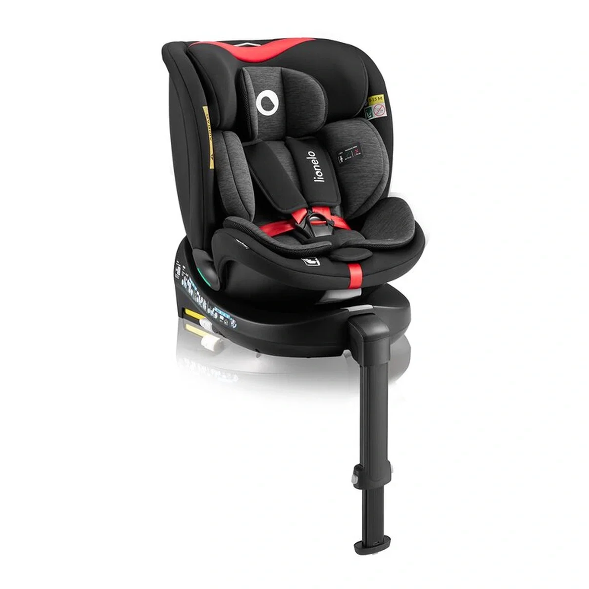Scaun auto, Lionelo, i-Size Navy, 0-36 Kg, 40-150 cm, Cu isofix si picior de fixare, Protectie laterala, Rotire 360 [5]