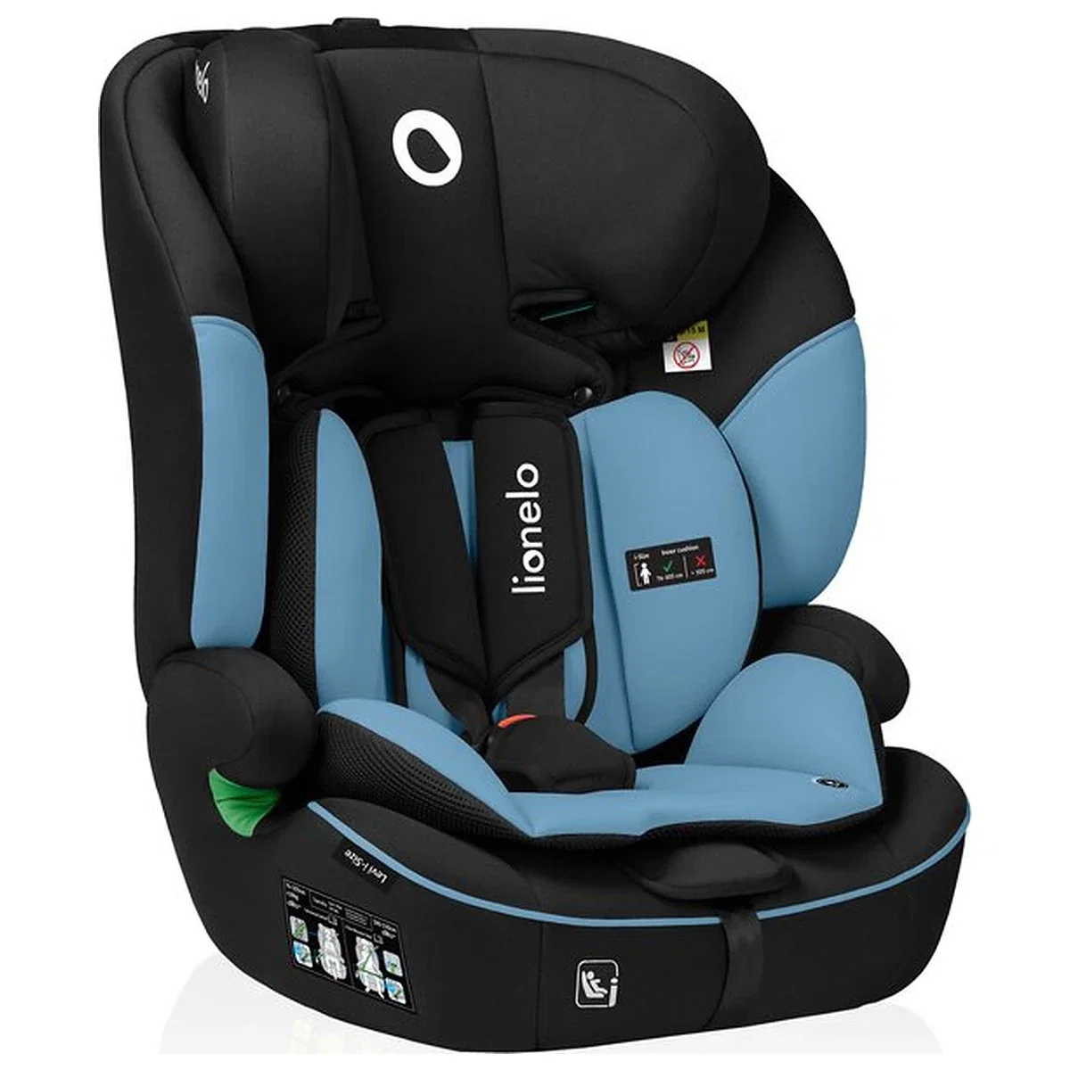 Scaun auto, Lionelo, Levi i-Size, Universal, Instalare FWF, Cu tetiera reglabila in 10 pozitii, Cu spatar detasabil, [3]