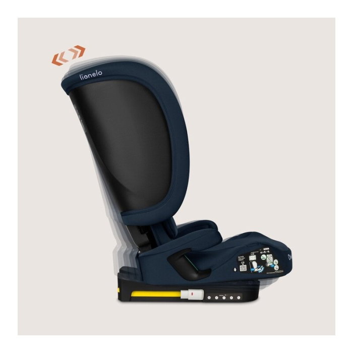 Scaun auto pliabil, Lionelo, Orin, i-Size, 100-150 cm, Isofix+Top Tether, Husa transport, Albastru [30]
