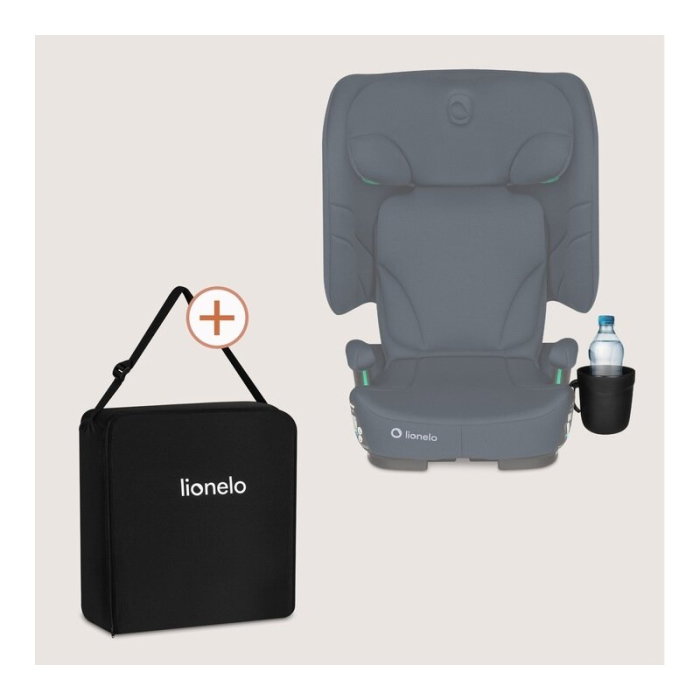 Scaun auto pliabil, Lionelo, Orin, i-Size, 100-150 cm, Isofix+Top Tether, Husa transport, Albastru [25]