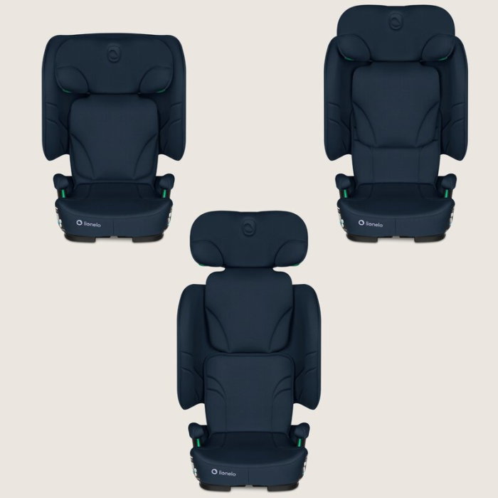Scaun auto pliabil, Lionelo, Orin, i-Size, 100-150 cm, Isofix+Top Tether, Husa transport, Albastru [5]