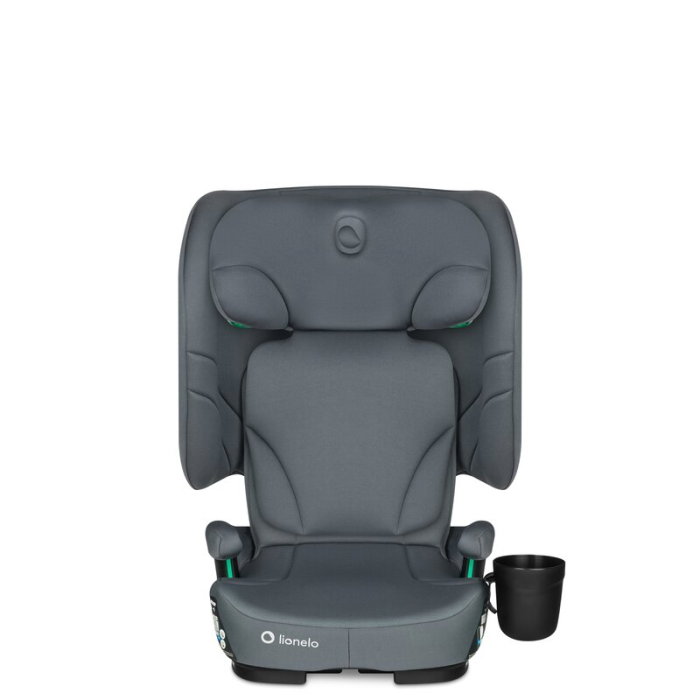Scaun auto pliabil, Lionelo, Orin, i-Size, 100-150 cm, Isofix+Top Tether, Husa transport, Gri Grafit [11]