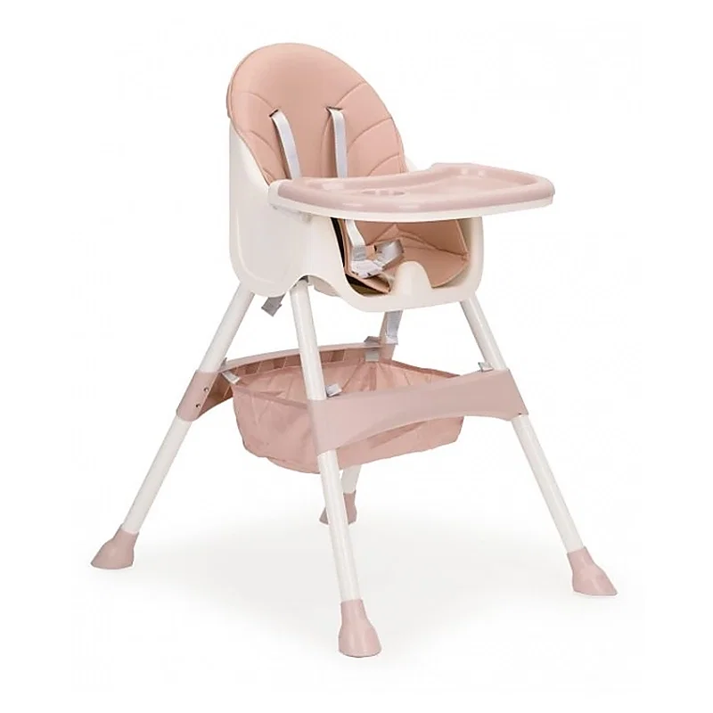 Scaun de masa 2 in 1 Ecotoys - Roz 6 luni [2]