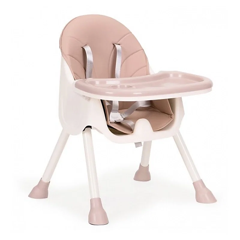 Scaun de masa 2 in 1 Ecotoys - Roz 6 luni [3]