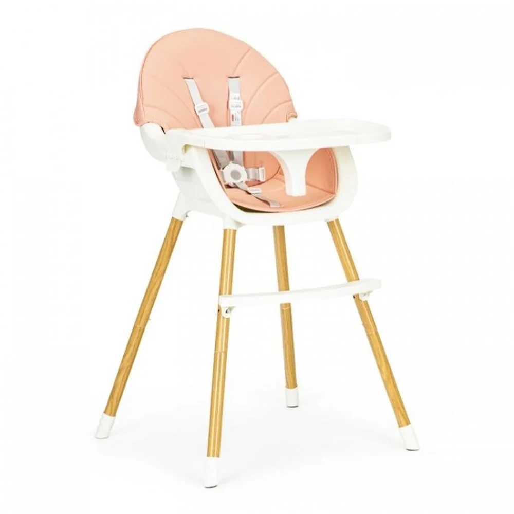 Scaun de masa 2 in 1 - Roz Ecotoys 6 luni+ [3]