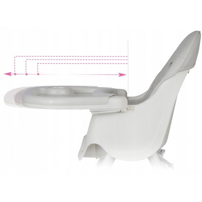 Scaun de masa 3 in 1 Ricokids Milo - Gri 6 luni [3]