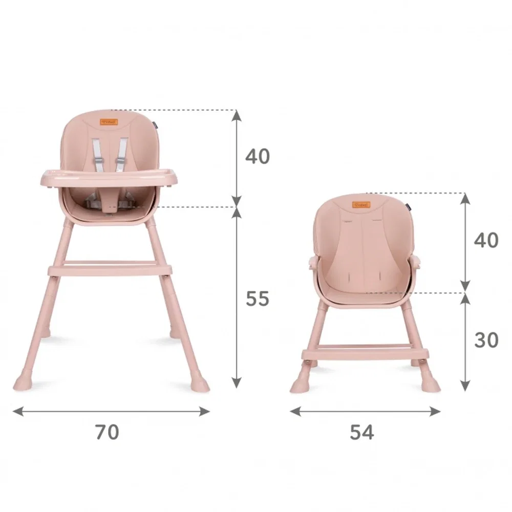 Scaun de masa 4 in 1 Kidwell EATAN Pink 6 ani [10]