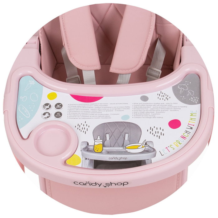 Scaun de masa Chipolino Candy Shop - Flamingo (roz) [8]