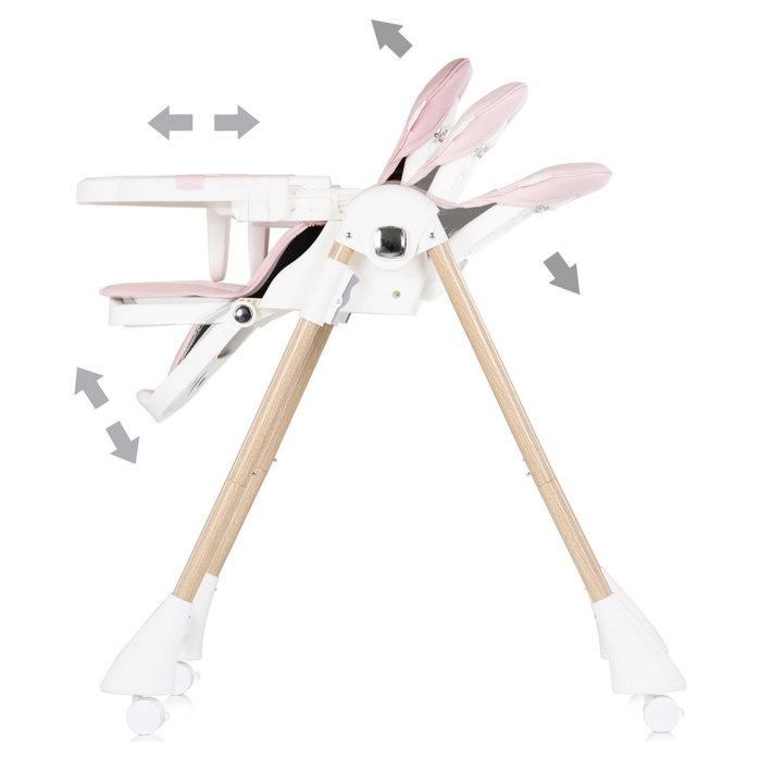 Scaun de masa Chipolino Candy Shop - Powder pink (roz) [5]