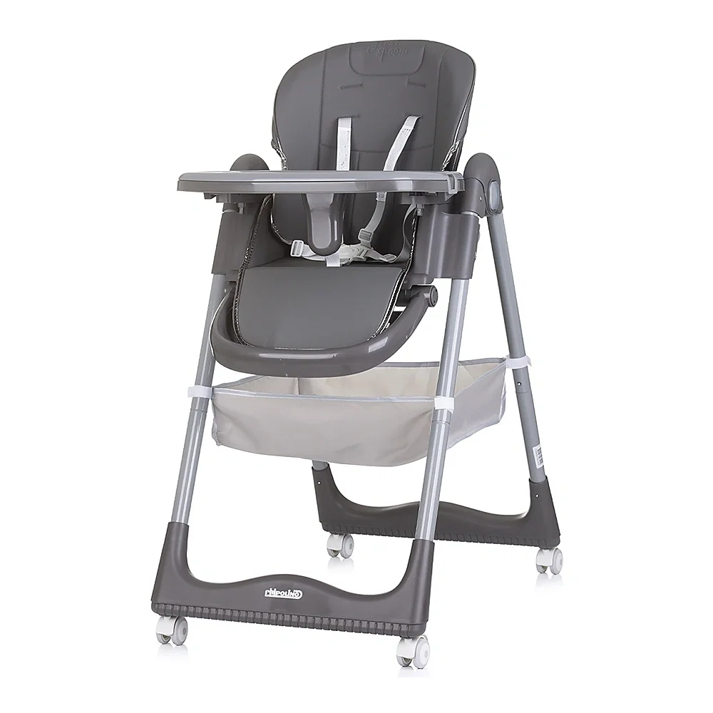 Scaun de masa Chipolino First Spoon ash grey 6 luni [2]