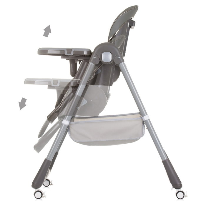 Scaun de masa Chipolino First Spoon ash grey 6 luni [5]