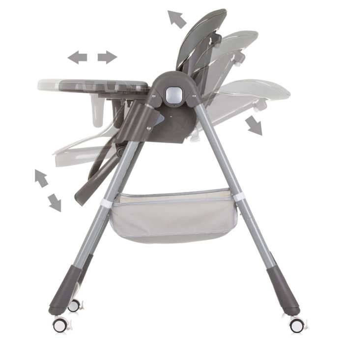 Scaun de masa Chipolino First Spoon ash grey 6 luni [6]