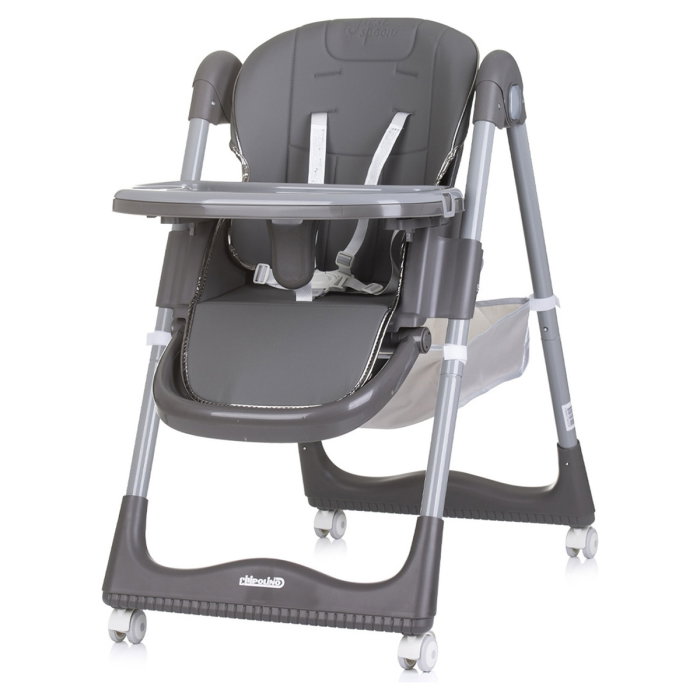 Scaun de masa Chipolino First Spoon ash grey 6 luni [3]