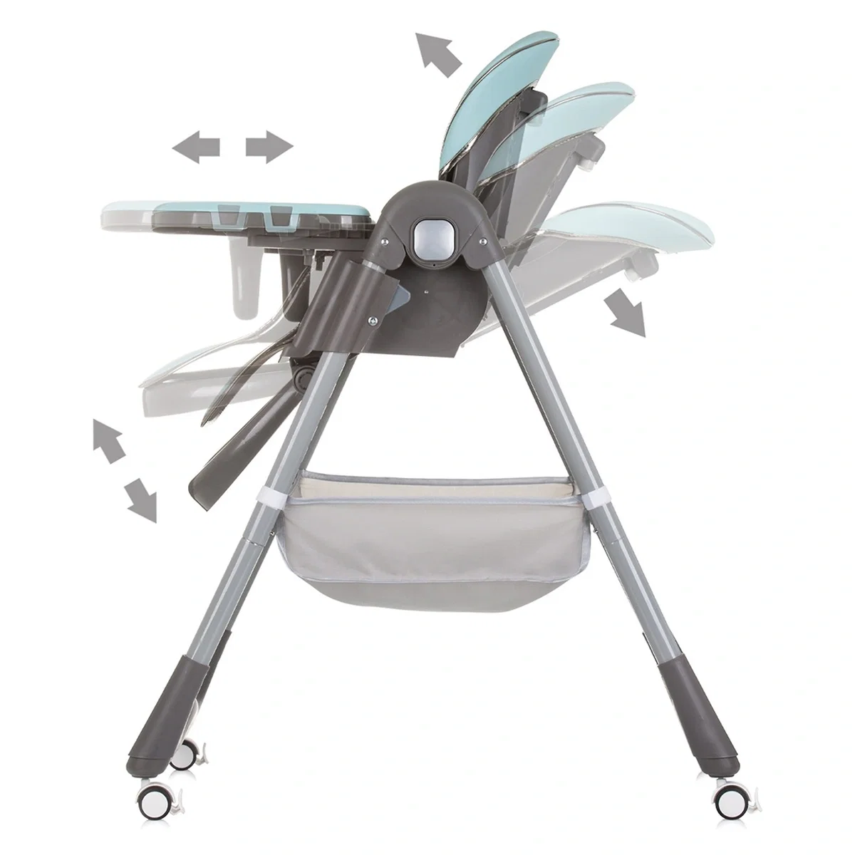 Scaun de masa Chipolino First Spoon teal 6 luni [6]